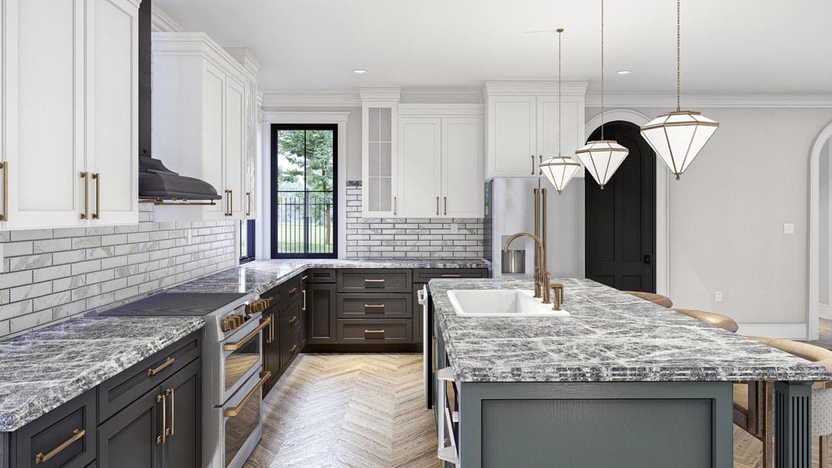 Plan 623221DJ: Contemporary Victorian-Style House Plan Under 2500 Square Feet with 3 Bedrooms - Image #15 - Contemporary, Country, Traditional, Transitional, Victorian