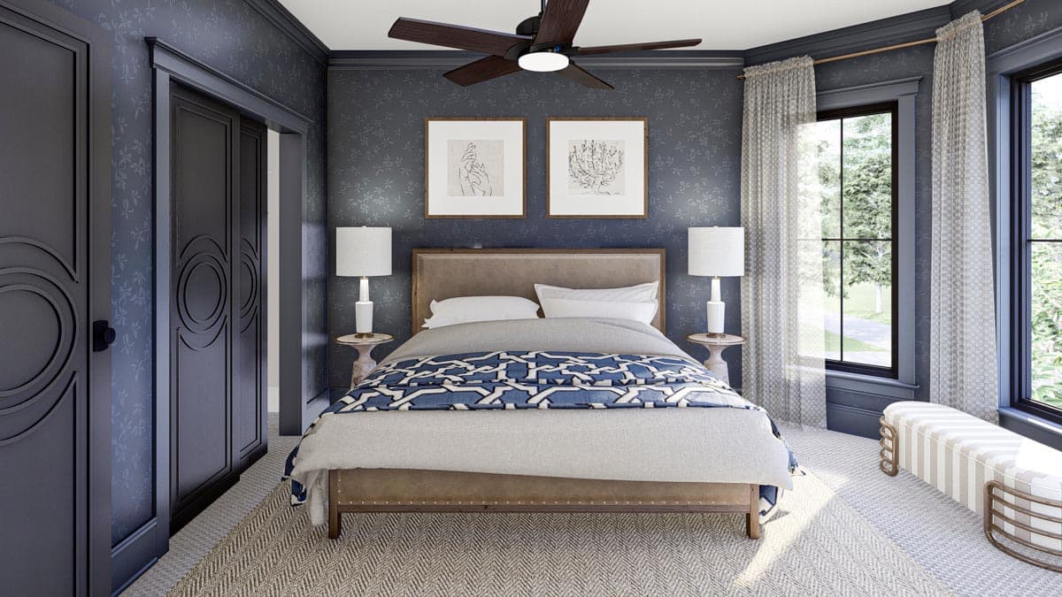 Plan 623221DJ: Contemporary Victorian-Style House Plan Under 2500 Square Feet with 3 Bedrooms - Image #22 - Contemporary, Country, Traditional, Transitional, Victorian