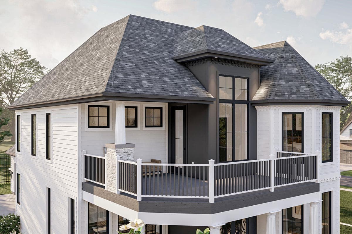 Plan 623221DJ: Contemporary Victorian-Style House Plan Under 2500 Square Feet with 3 Bedrooms - Image #23 - Contemporary, Country, Traditional, Transitional, Victorian