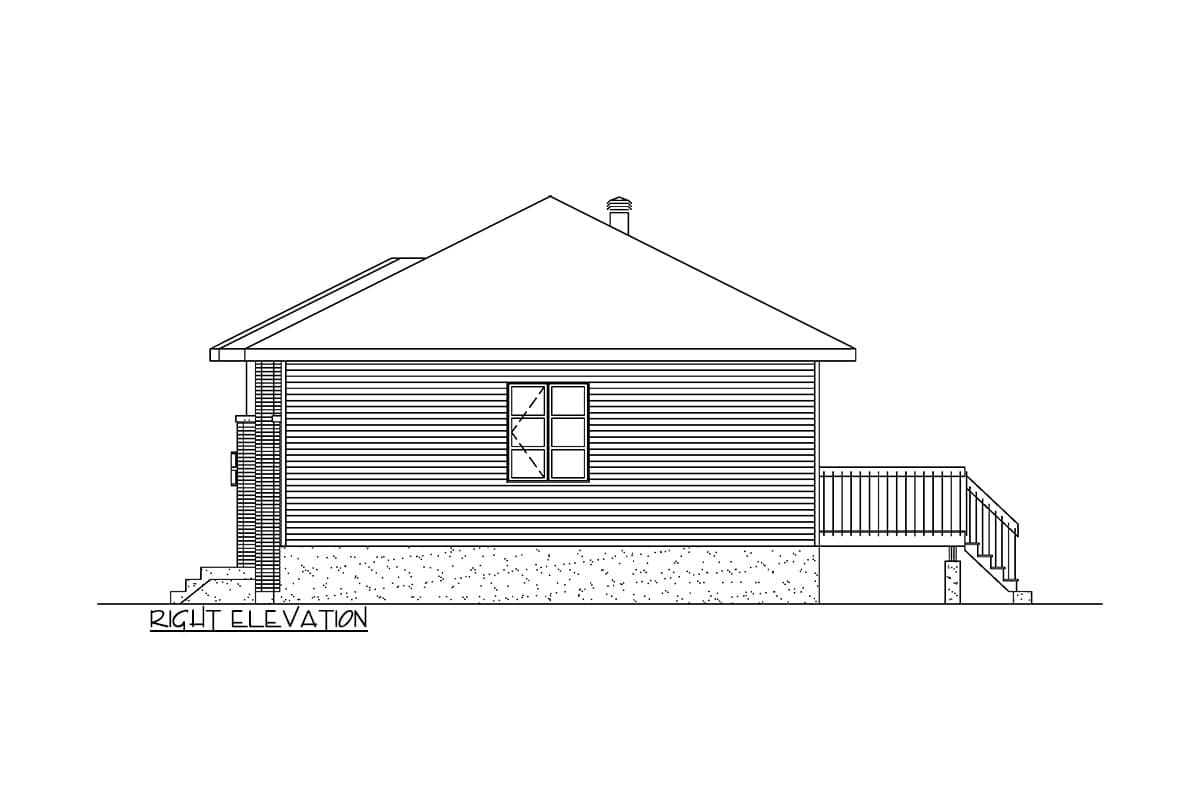 Plan 801023PM: 900 Square Foot Urban Bungalow with 30-Foot by 30-Foot Footprint - Image #4