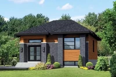 900 Square Foot Urban Bungalow with 30-Foot by 30-Foot Footprint