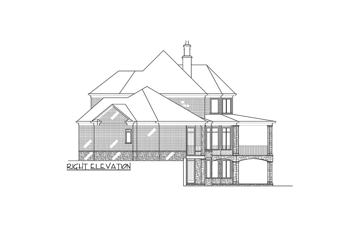 Plan 12126JL: 4-Bed French Country House Plan Around 3,000 Square Feet - Image #4 - Country, European, French Country, Southern