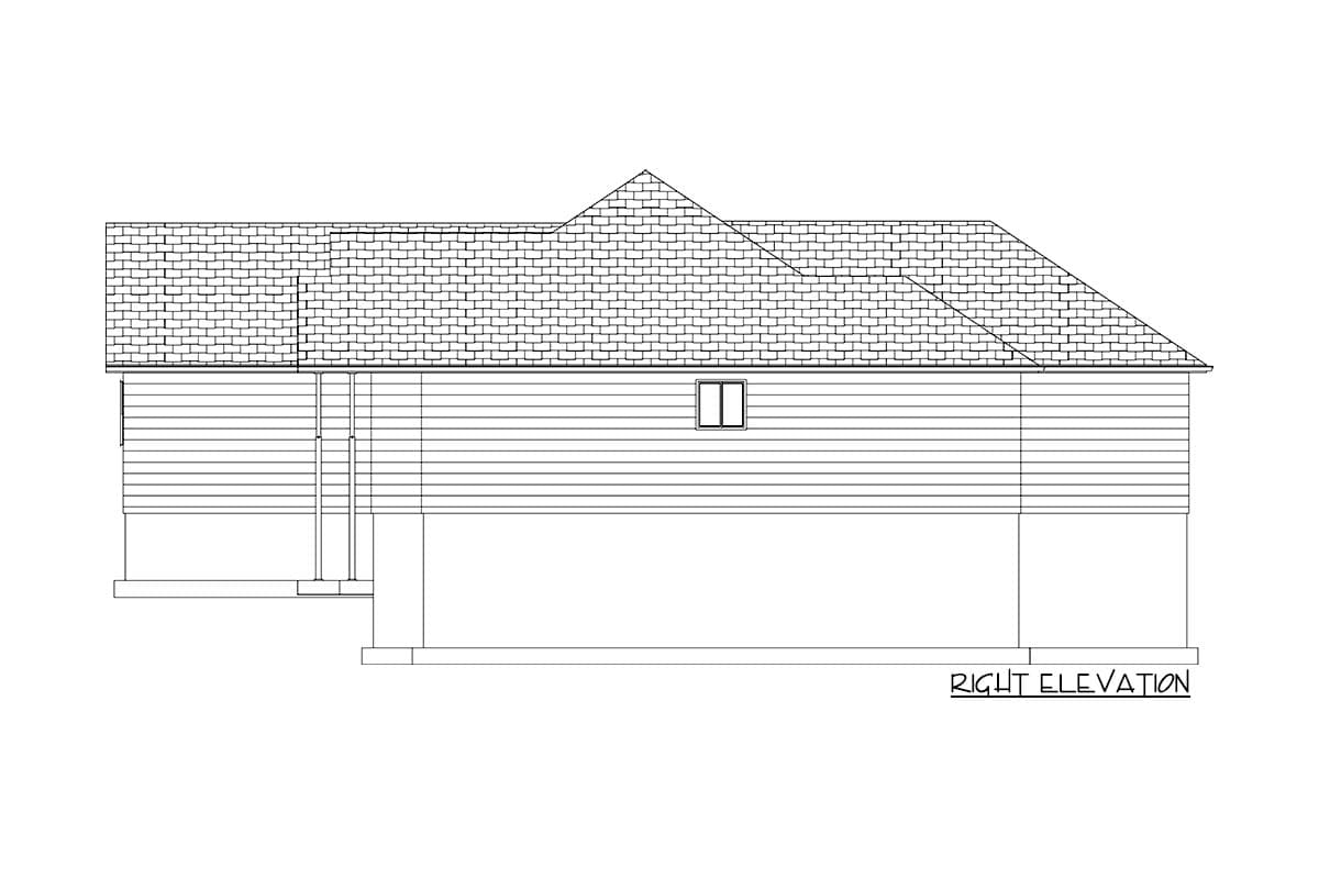 Plan 61428UT: Ranch Home Plan with 3-Beds on Main Level and Optional 3-Bed ADU on Lower Level - Image #18 - Country, Craftsman, New American, Ranch
