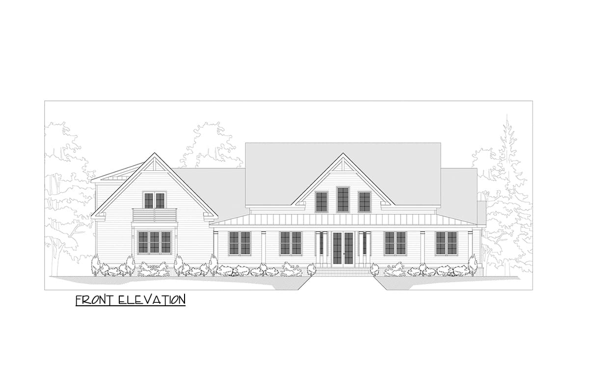 Plan 29917LDG: 3-Bed Country Craftsman House Plan With U-Shaped Kitchen - 2790 Sq Ft - Image #7 - Country, Craftsman, Modern Farmhouse, New American, Ranch, Traditional