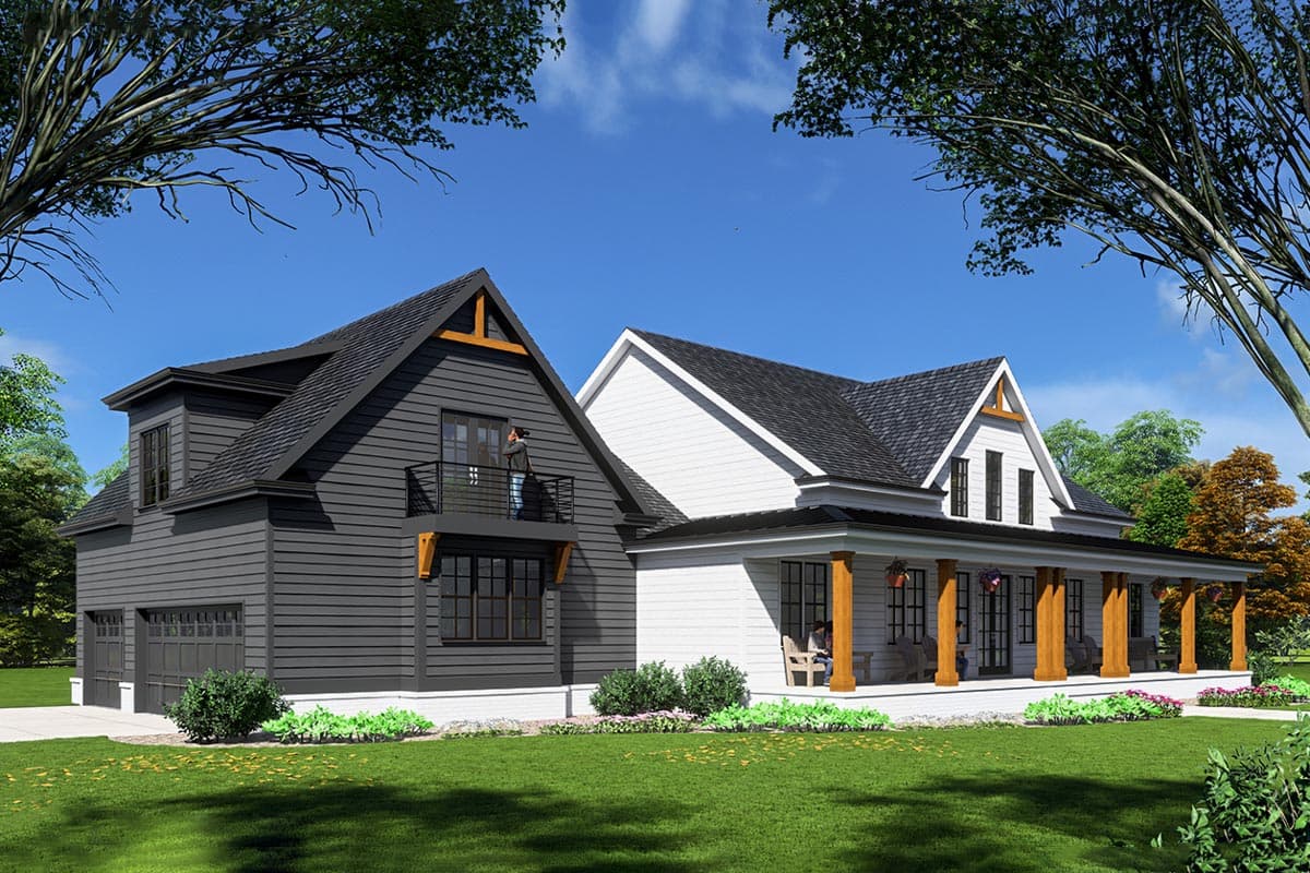 Plan 29917LDG: 3-Bed Country Craftsman House Plan With U-Shaped Kitchen - 2790 Sq Ft - Image #5 - Country, Craftsman, Modern Farmhouse, New American, Ranch, Traditional