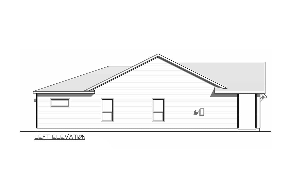 Plan 100303GHR: Duplex House Plan with Matching 1106 Square Foot 3-Bed Units - Image #4 - Country, Craftsman, New American