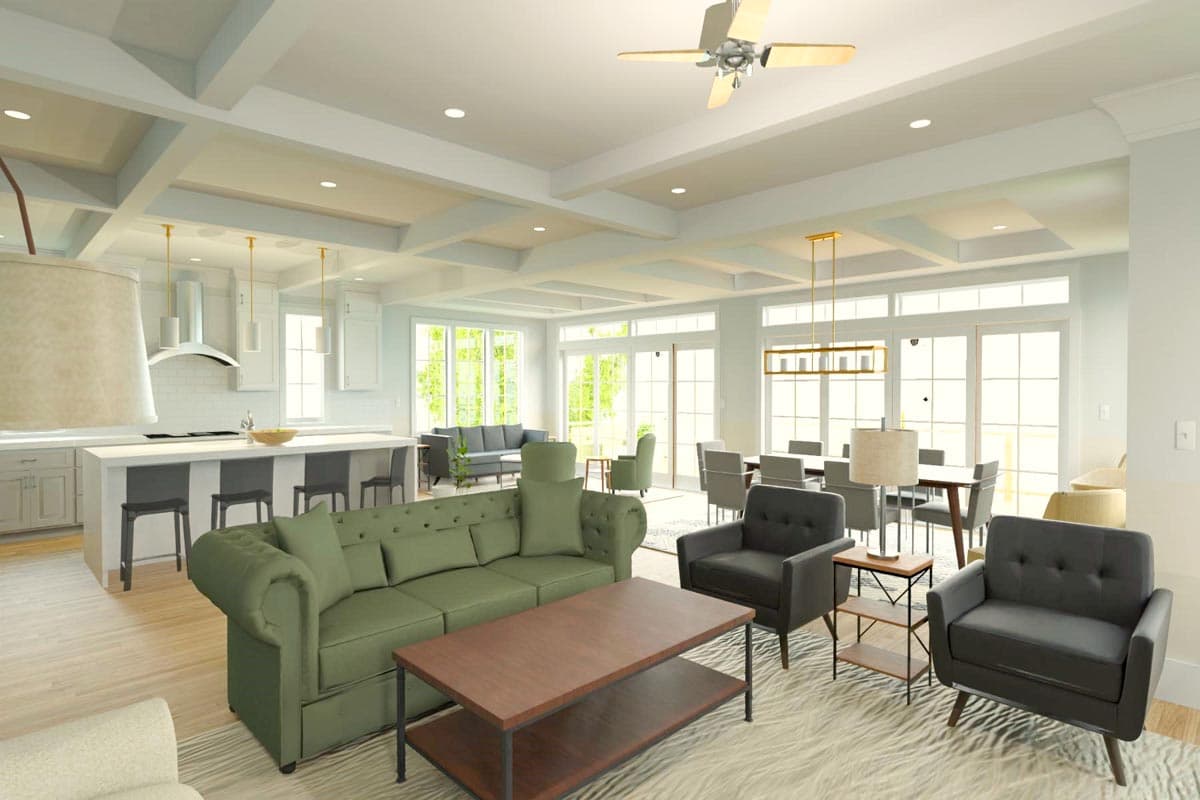 Plan 765048TWN: 4-Bed Coastal Contemporary with Elevator Under 3100 Square Feet - Image #11 - Beach, Coastal, Coastal Contemporary, Contemporary, Low Country, Southern