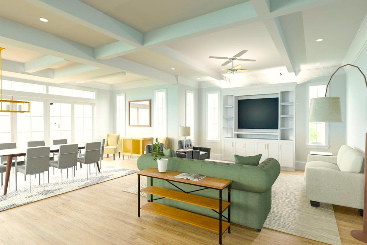 Plan 765048TWN: 4-Bed Coastal Contemporary with Elevator Under 3100 Square Feet - Image #12 - Beach, Coastal, Coastal Contemporary, Contemporary, Low Country, Southern