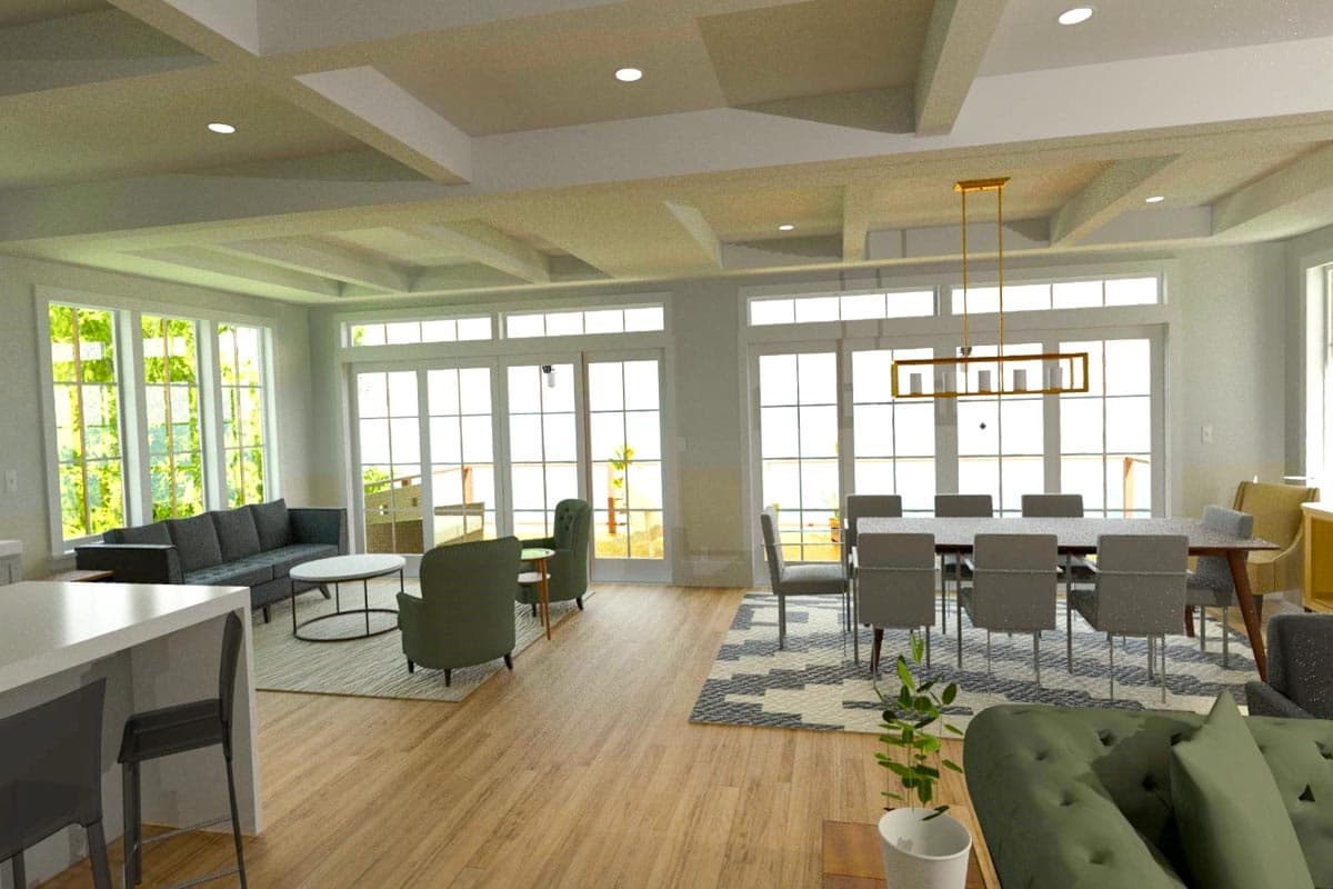 Plan 765048TWN: 4-Bed Coastal Contemporary with Elevator Under 3100 Square Feet - Image #14 - Beach, Coastal, Coastal Contemporary, Contemporary, Low Country, Southern