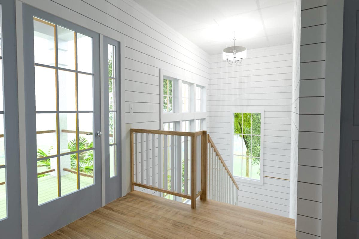 Plan 765048TWN: 4-Bed Coastal Contemporary with Elevator Under 3100 Square Feet - Image #19 - Beach, Coastal, Coastal Contemporary, Contemporary, Low Country, Southern