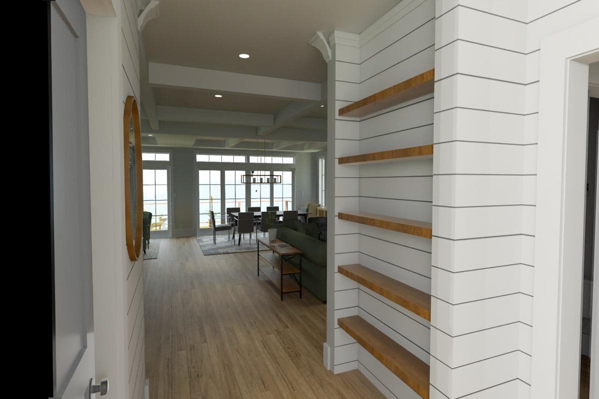 Plan 765048TWN: 4-Bed Coastal Contemporary with Elevator Under 3100 Square Feet - Image #20 - Beach, Coastal, Coastal Contemporary, Contemporary, Low Country, Southern