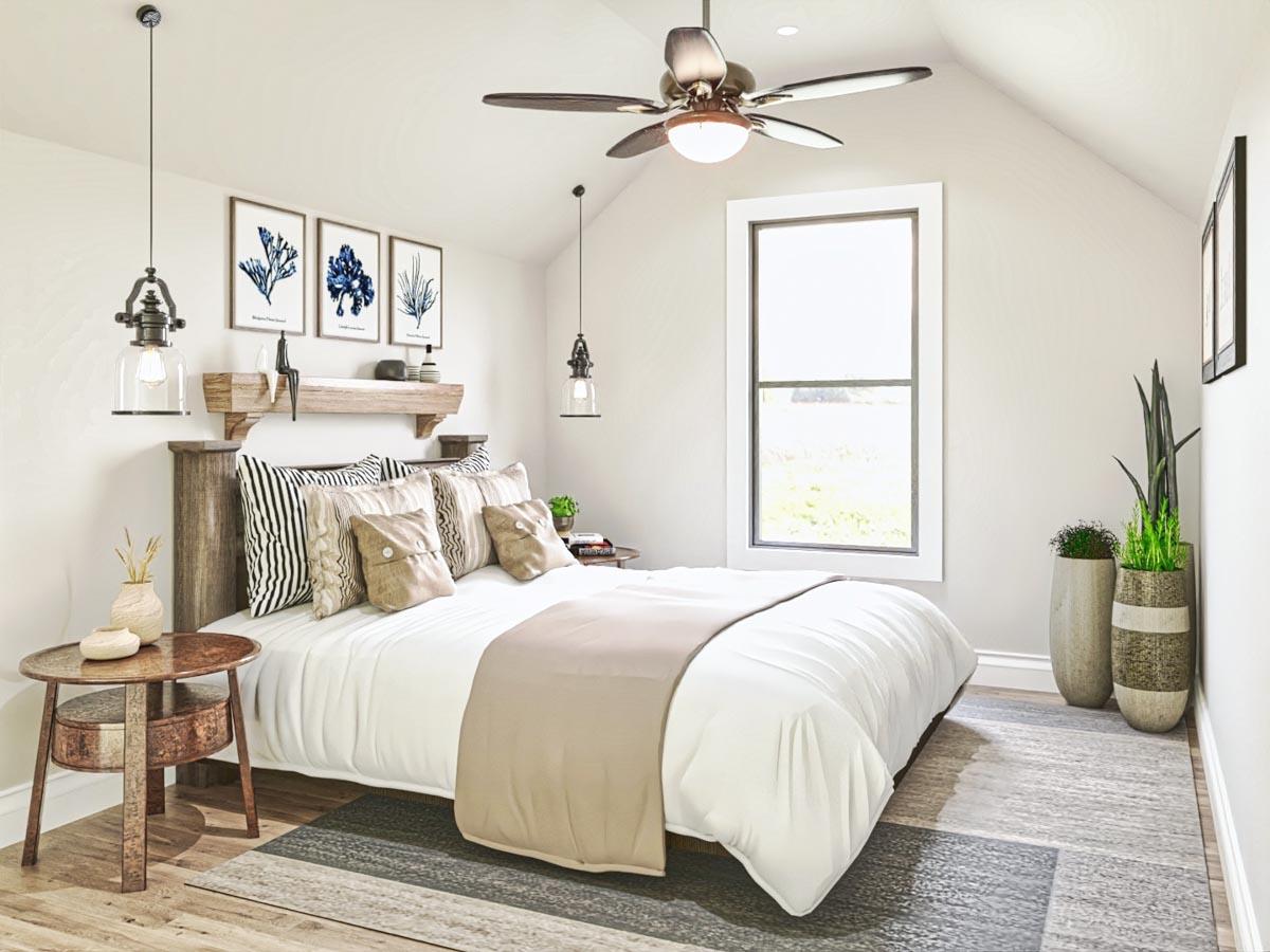 Plan 25803GE: 664 Square Foot 1-Bed Apartment Above 3-Car Garage - Image #14 - Carriage, Country, Craftsman, Mountain, New American, Rustic