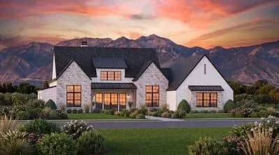 4-Bed Transitional Farmhouse Plan Under 2900 Square Feet with Vaulted Great Room