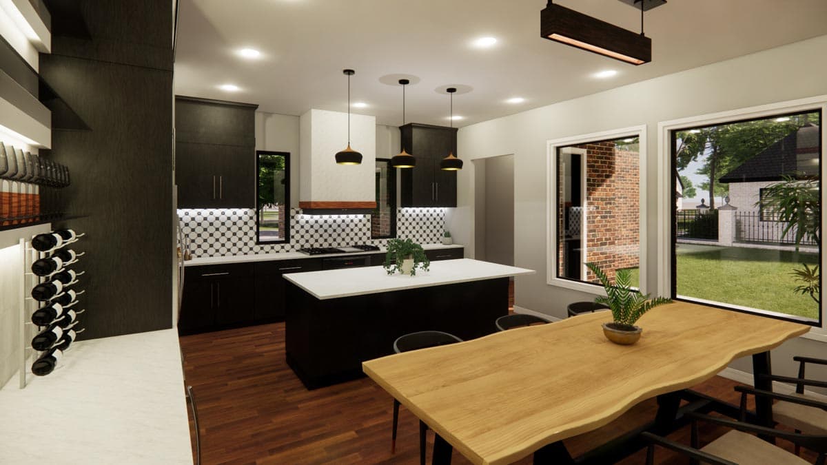 Plan 421509CHD: Contemporary European Home Plan with Over 2,700 Square Feet of Living Space - Image #18 - Contemporary, European, Transitional