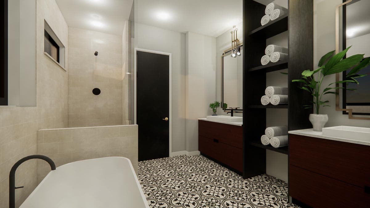 Plan 421509CHD: Contemporary European Home Plan with Over 2,700 Square Feet of Living Space - Image #28 - Contemporary, European, Transitional