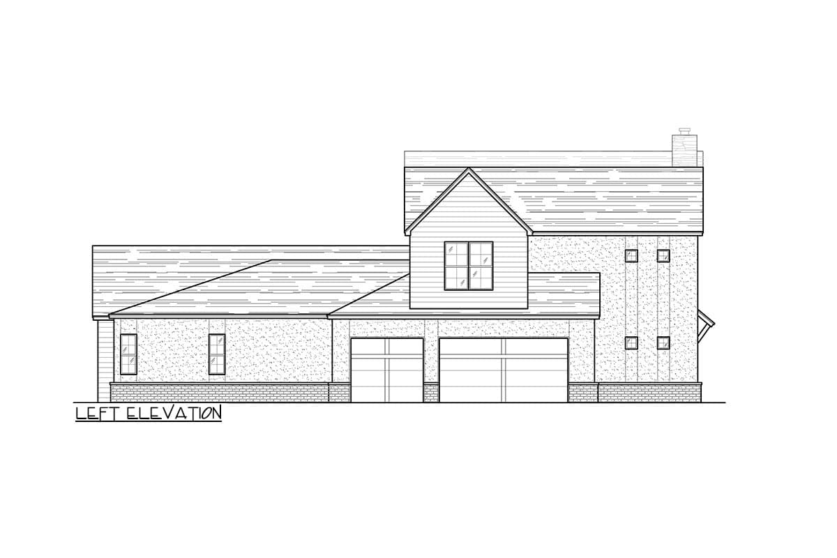 Plan 421510CHD: 3300 Square Foot New American House Plan with Dramatic Vaulted Interior - Image #29