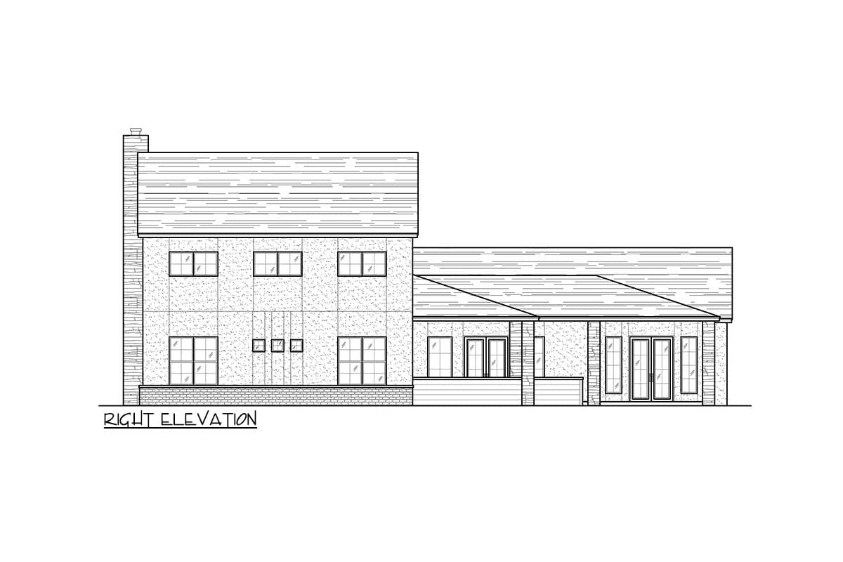 Plan 421510CHD: 3300 Square Foot New American House Plan with Dramatic Vaulted Interior - Image #31