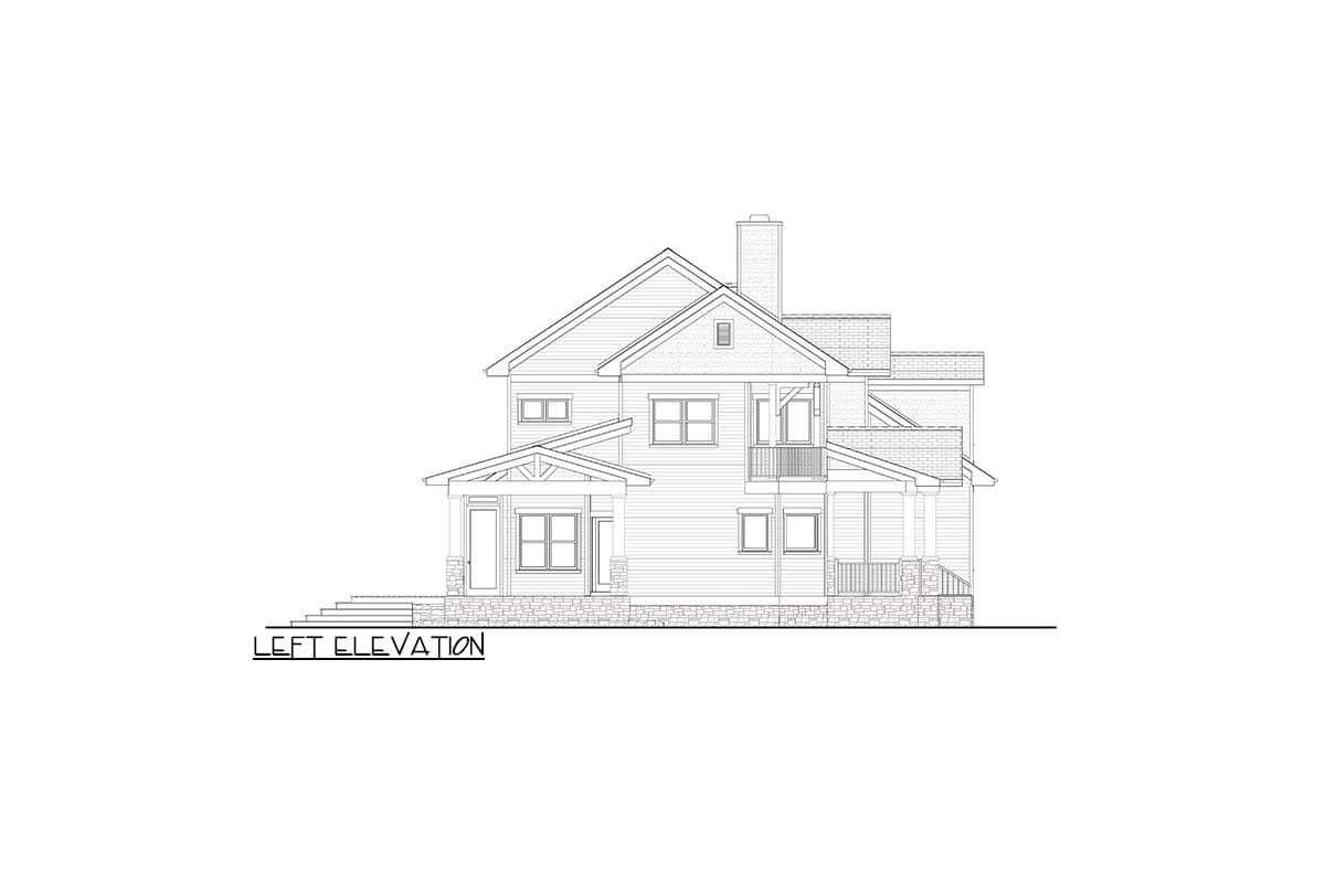 Plan 871032JEN: New American Country House Plan with Screened Porch and Main-level Master Bedroom - Image #15 - Country, Craftsman, New American, Traditional