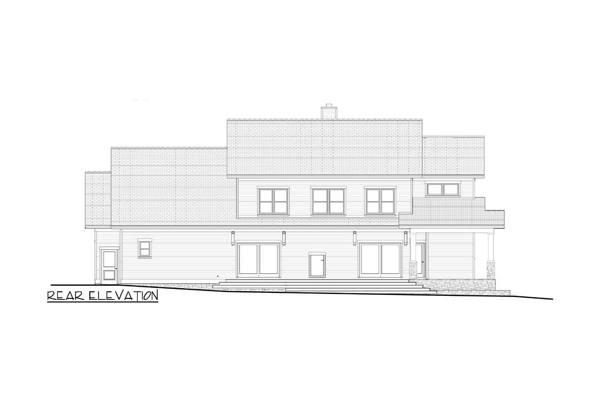 Plan 871032JEN: New American Country House Plan with Screened Porch and Main-level Master Bedroom - Image #16 - Country, Craftsman, New American, Traditional