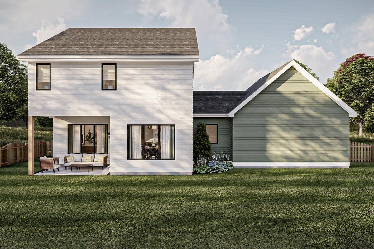 Plan 623222DJ: 2200 Square Foot 3 Bed House Plan with Large Home Office - Image #15 - Country, Craftsman, New American, Traditional