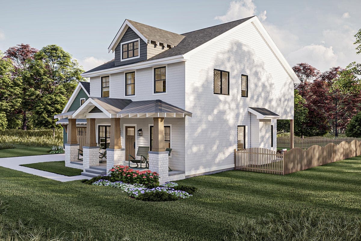 Plan 623222DJ: 2200 Square Foot 3 Bed House Plan with Large Home Office - Image #16 - Country, Craftsman, New American, Traditional