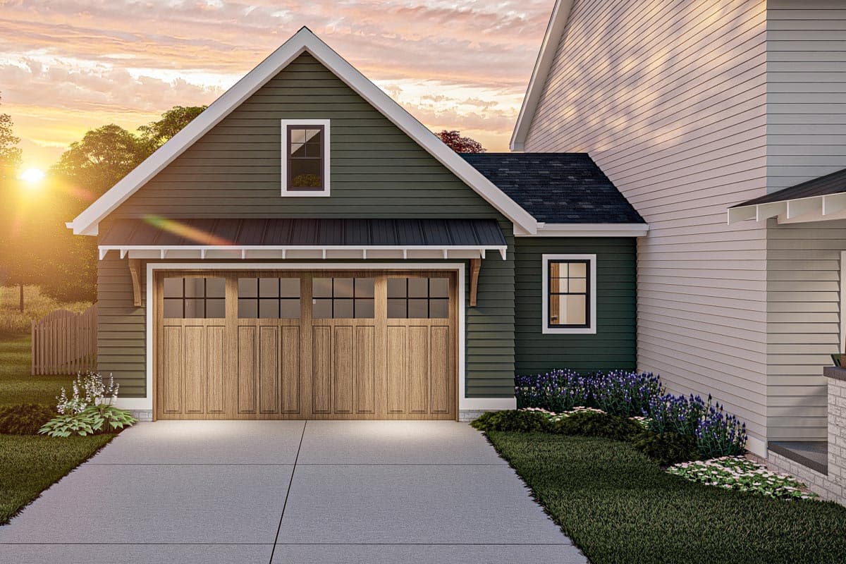 Plan 623222DJ: 2200 Square Foot 3 Bed House Plan with Large Home Office - Image #18 - Country, Craftsman, New American, Traditional