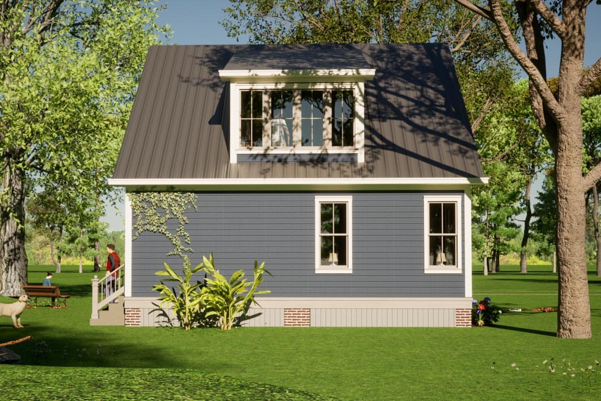 Plan 86374HH: 1546 Square Foot 2-Story Rustic Cottage House Plan - Image #7 - Cabin, Cottage, Craftsman, Rustic, Traditional