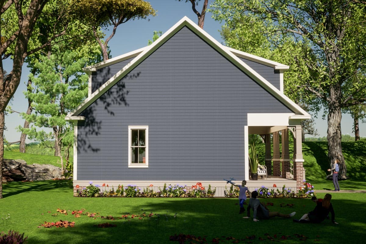 Plan 86374HH: 1546 Square Foot 2-Story Rustic Cottage House Plan - Image #8 - Cabin, Cottage, Craftsman, Rustic, Traditional