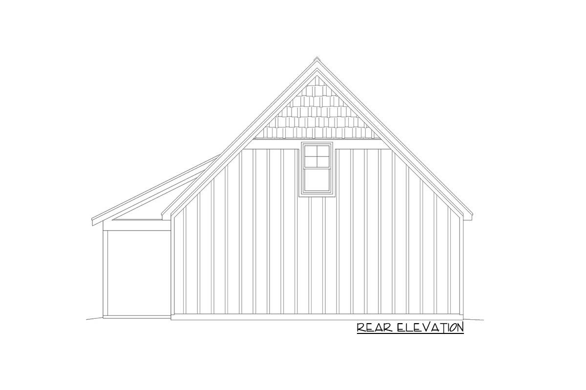 Plan 680115VR: 662 Square Foot 2-Car Garage - Image #4 - Traditional