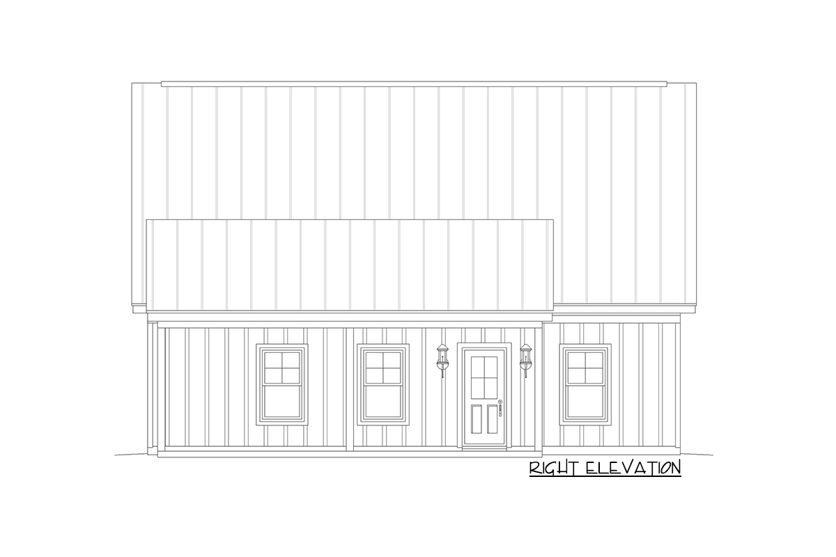 Plan 680115VR: 662 Square Foot 2-Car Garage - Image #5 - Traditional