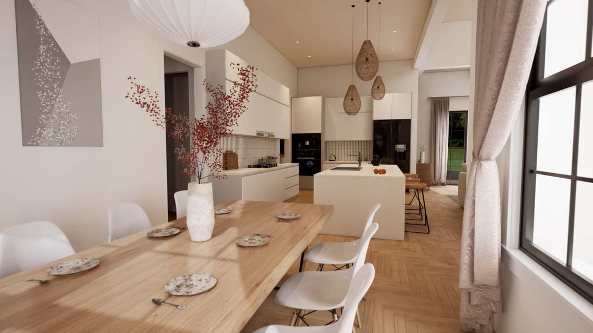 Plan 818050JSS: Transitional House Plan with Central Open Living Space - 2330 Sq Ft - Image #14 - Contemporary, Hill Country, Modern Farmhouse, Transitional