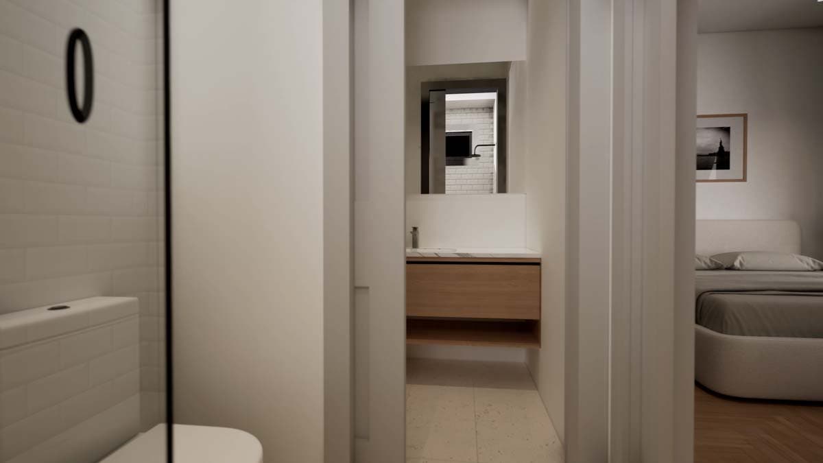 Plan 818050JSS: Transitional House Plan with Central Open Living Space - 2330 Sq Ft - Image #25 - Contemporary, Hill Country, Modern Farmhouse, Transitional