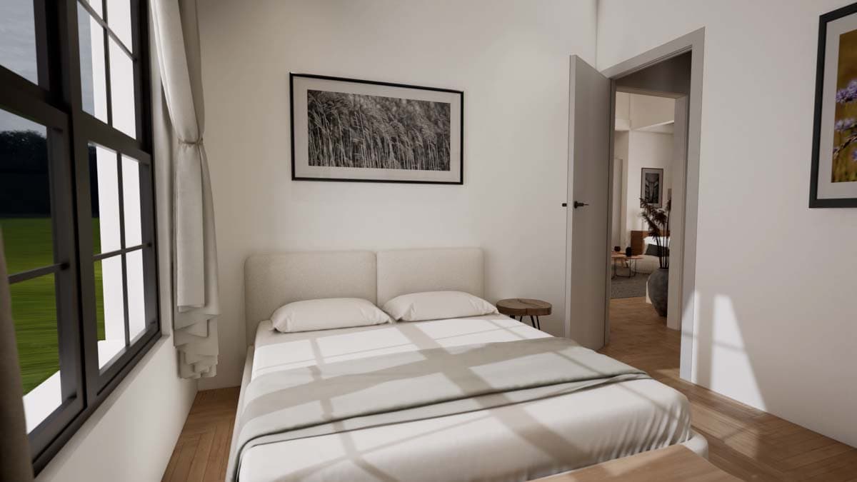 Plan 818050JSS: Transitional House Plan with Central Open Living Space - 2330 Sq Ft - Image #30 - Contemporary, Hill Country, Modern Farmhouse, Transitional