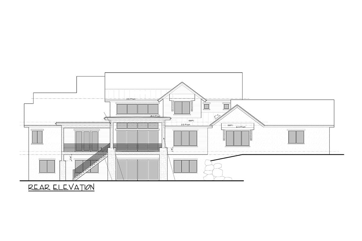 Plan 95199RW: Transitional New American House Plan with Optional Walkout Basement and In-law Suite - Image #5 - Contemporary, Country, Craftsman, New American, Northwest, Ranch, Transitional