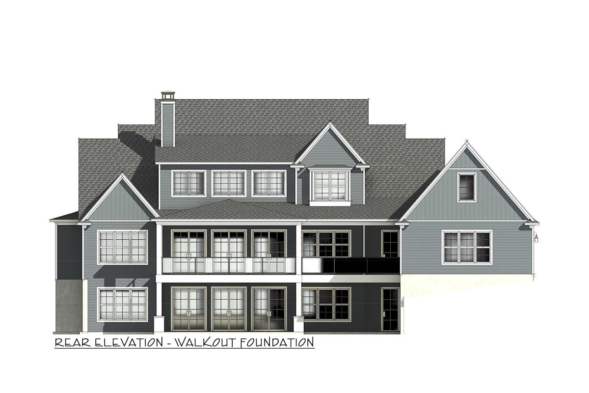 Plan 818051JSS: New American House Plan Under 4,000 Square Feet with Flex Room and Optional Game Room - Image #12 - Country, Craftsman, New American, Traditional
