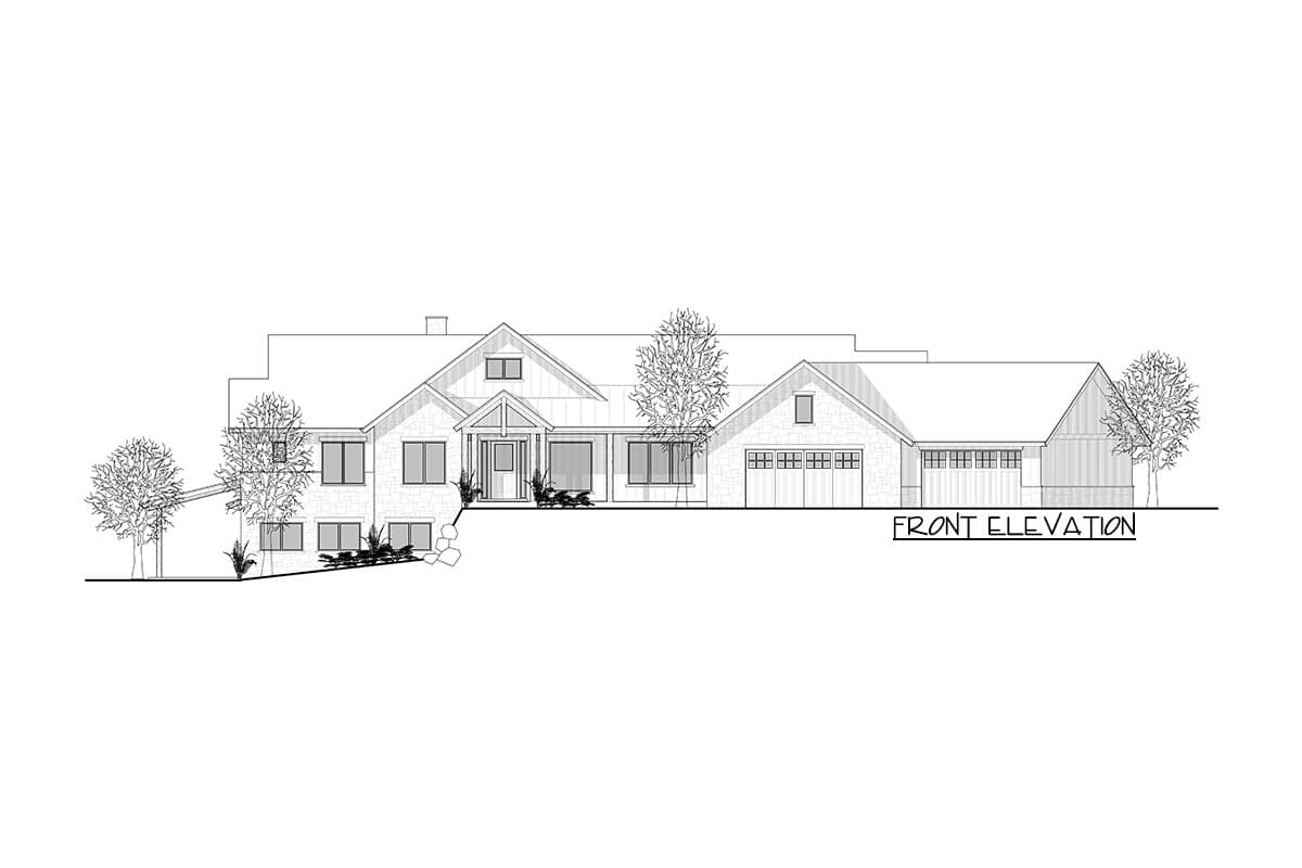 Plan 95200RW: Country Ranch Plan with Optional Walkout Basement - 2776 Sq Ft - Image #21 - Contemporary, Cottage, Country, Craftsman, Ranch