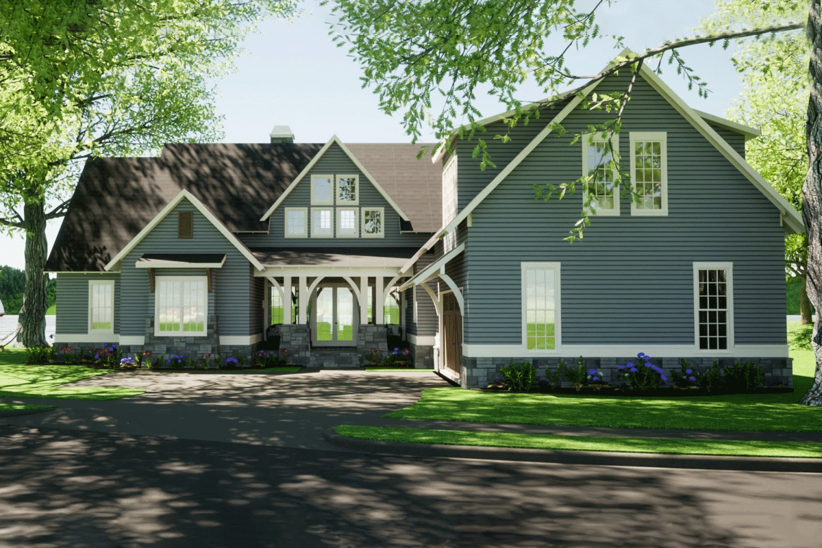 Plan 86382HH: 5-Bed Country Lake House Plan Under 3800 Square Feet with Two Master Suites  - Image #4 - Country, Craftsman, New American