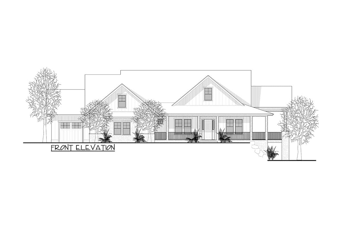 Plan 95201RW: Sloping Lot Mountain Farmhouse Plan Under 2800 Square Feet with Lower Level Expansion - Image #25 - Country, Craftsman, Farmhouse, Modern Farmhouse, Mountain, New American, Southern, Traditional