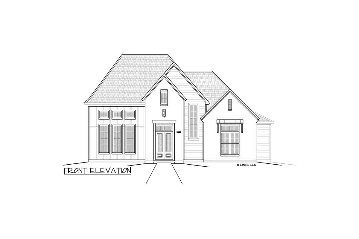 Plan 125000LEW: 4-Bed Transitional European House Plan Under 2800 Square Feet with Elaborate Outdoor Kitchen - Image #20 - Acadian, European, New American, Southern, Transitional