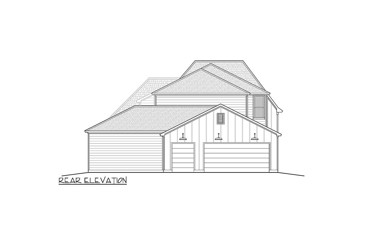 Plan 125000LEW: 4-Bed Transitional European House Plan Under 2800 Square Feet with Elaborate Outdoor Kitchen - Image #22 - Acadian, European, New American, Southern, Transitional