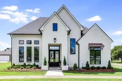 4-Bed Transitional European House Plan Under 2800 Square Feet with Elaborate Outdoor Kitchen
