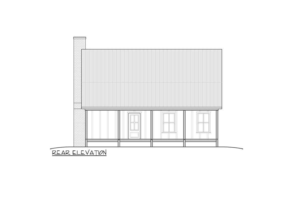 Plan 810015RBT: 1800 Square Foot Country Cottage with 8-Foot-Deep Front Porch - Image #9 - Cabin, Cottage, Country, Rustic, Traditional