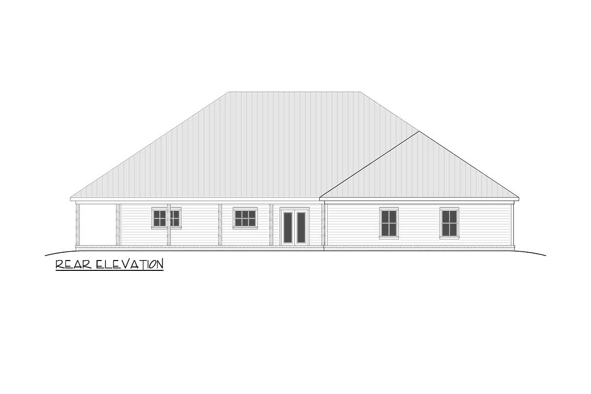 Plan 810017RBT: One-Story Country Farmhouse House Plan with Wrap-Around Porch - Image #10 - Country, Farmhouse, Ranch, Rustic