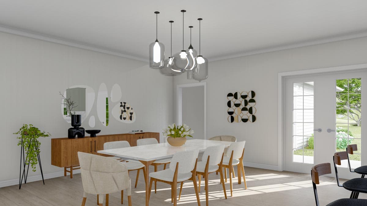 Plan 810017RBT: One-Story Country Farmhouse House Plan with Wrap-Around Porch - Image #7 - Country, Farmhouse, Ranch, Rustic