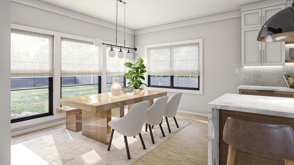 Plan 623225DJ: 4-Bed Modern Prairie-Style House Plan Just Under 3,000 Square Feet - Image #7 - Contemporary, Mid Century Modern, Modern, Prairie, Ranch