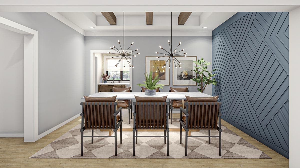 Plan 623225DJ: 4-Bed Modern Prairie-Style House Plan Just Under 3,000 Square Feet - Image #12 - Contemporary, Mid Century Modern, Modern, Prairie, Ranch