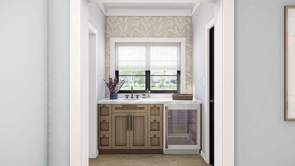 Plan 623225DJ: 4-Bed Modern Prairie-Style House Plan Just Under 3,000 Square Feet - Image #17 - Contemporary, Mid Century Modern, Modern, Prairie, Ranch