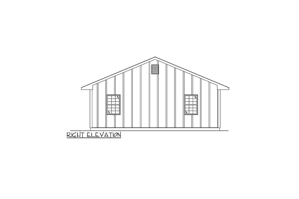 Plan 5700HA: 1400 Square Foot 3-Bed Ranch House Plan with 5-Columned Front Porch - Image #6 - Country, Ranch, Rustic