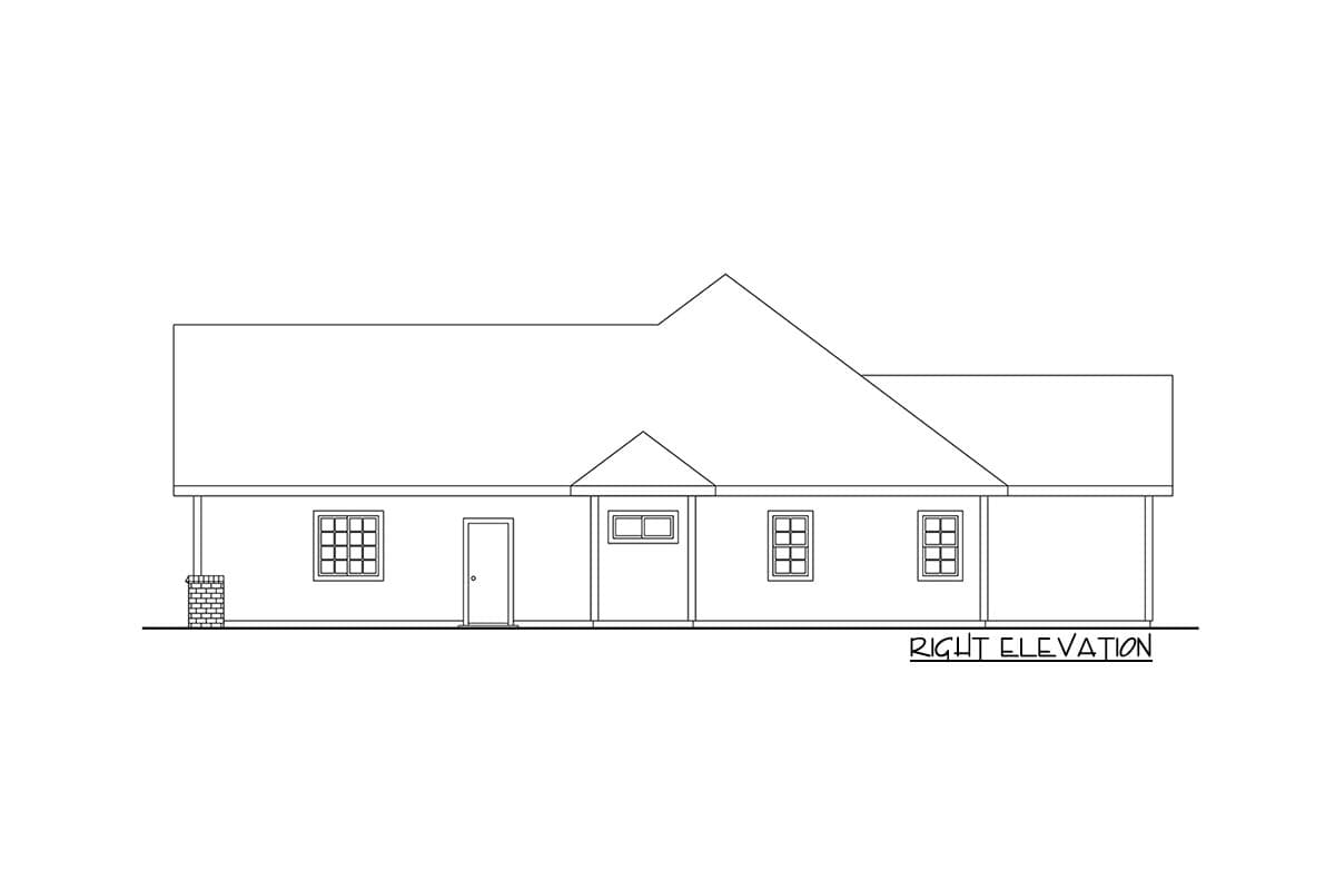 Plan 72387DA: Air and Open 2040 Square Foot 3-Bed House Plan  - Image #4 - Traditional