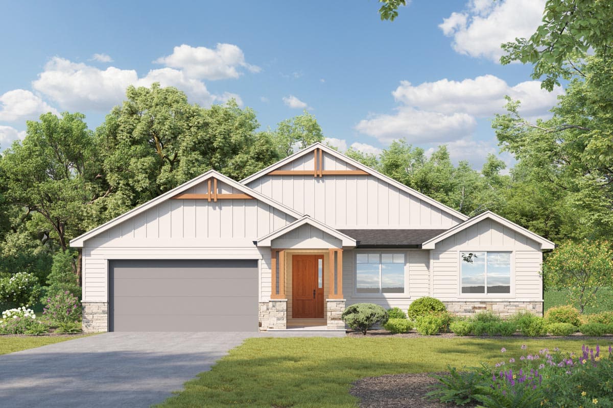 Plan 950000RWB: HomeBuilder's ProSpec Pack: 5 Versatile House Plans for Subdivisions & Developments - Image #5 - Country, Craftsman, New American, Ranch